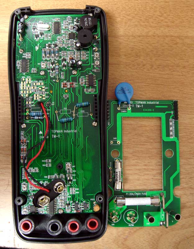 multimeter inside