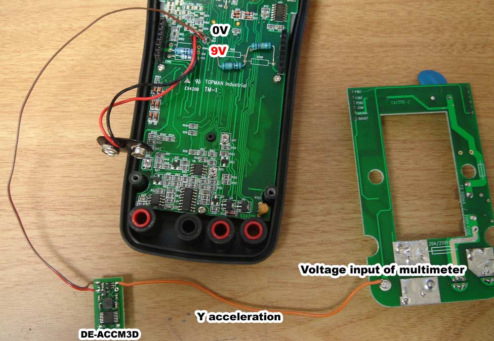 wired accelerometer